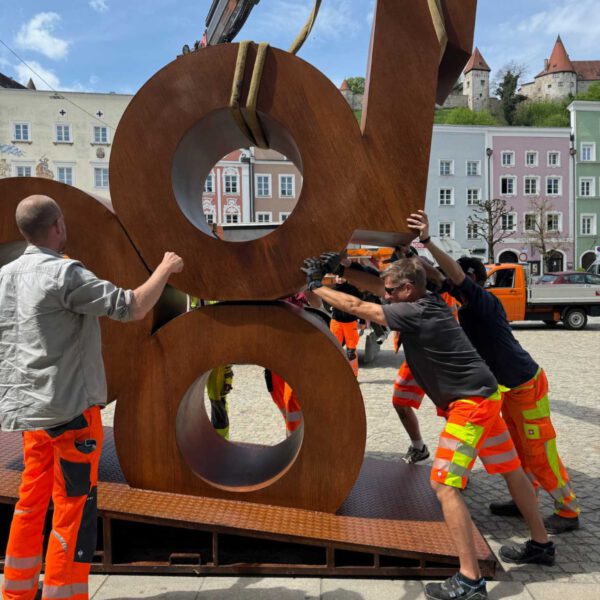 1000 Jahre Burghausen Skulptur