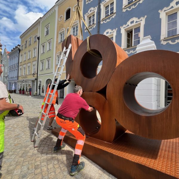 1000 Jahre Burghausen Skulptur