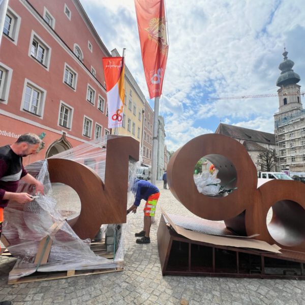 1000 Jahre Burghausen Skulptur