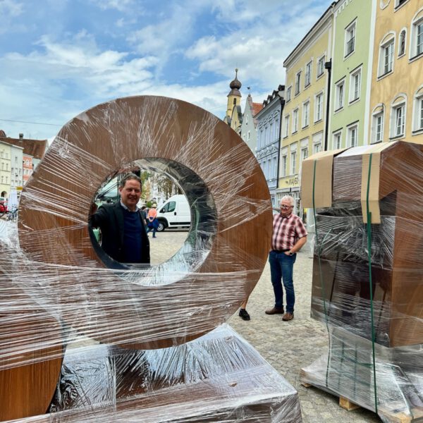 1000 Jahre Burghausen Skulptur