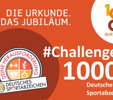 1000 Sportabzeichen Grafik Kachel