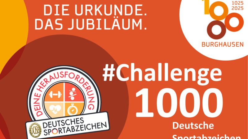 1000 Sportabzeichen Grafik Kachel